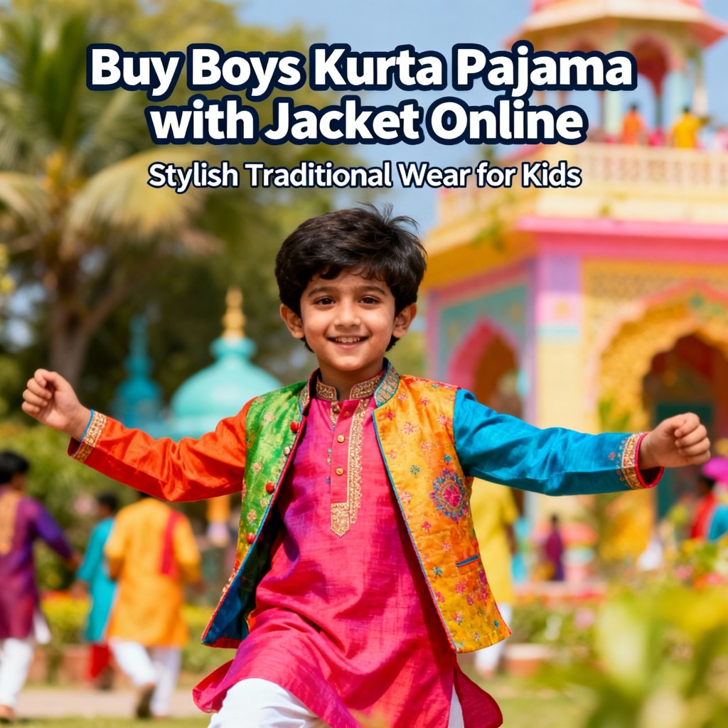 Complete Size Guide for Buying Boys’ Kurta Pajama with Jacket Online